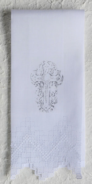 Baroque Cross Hand Towel